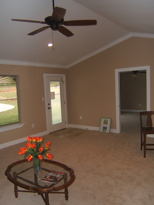 View from living room into Master Bedroom